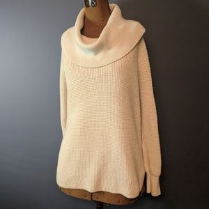 Michael Kors off white cowl neck sweater